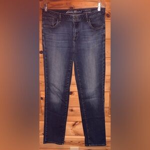 Eddie Bauer Curvy Fit Straight Leg Jeans 14